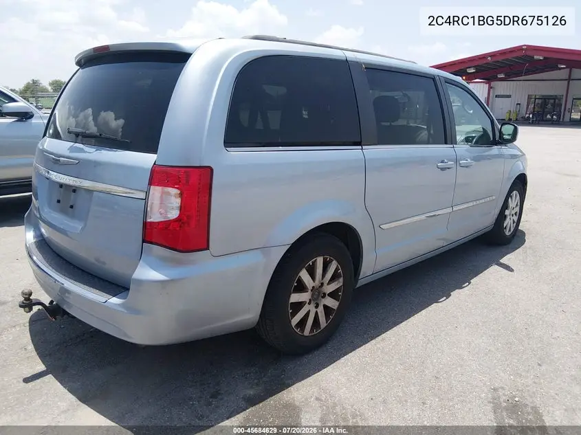 2013 Chrysler Town & Country Touring VIN: 2C4RC1BG5DR675126 Lot: 45684629