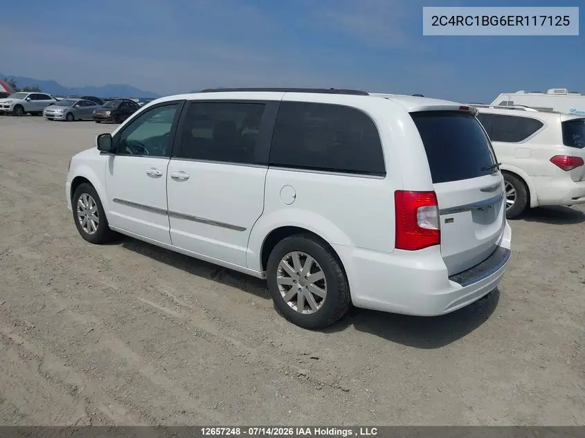 2014 Chrysler Town & Country Touring VIN: 2C4RC1BG6ER117125 Lot: 12657248