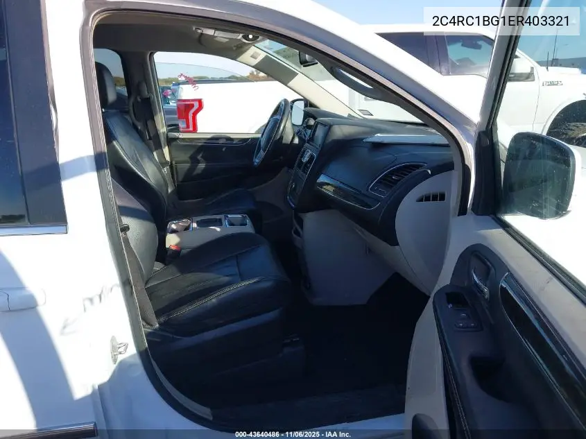 2C4RC1BG1ER403321 2014 Chrysler Town & Country Touring