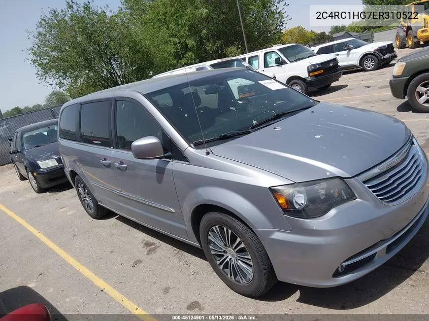2014 Chrysler Town & Country S VIN: 2C4RC1HG7ER310522 Lot: 45124901