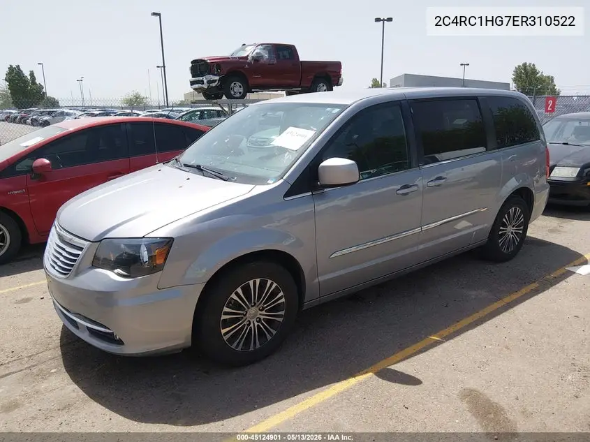 2014 Chrysler Town & Country S VIN: 2C4RC1HG7ER310522 Lot: 45124901