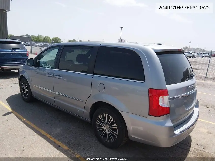 2014 Chrysler Town & Country S VIN: 2C4RC1HG7ER310522 Lot: 45124901