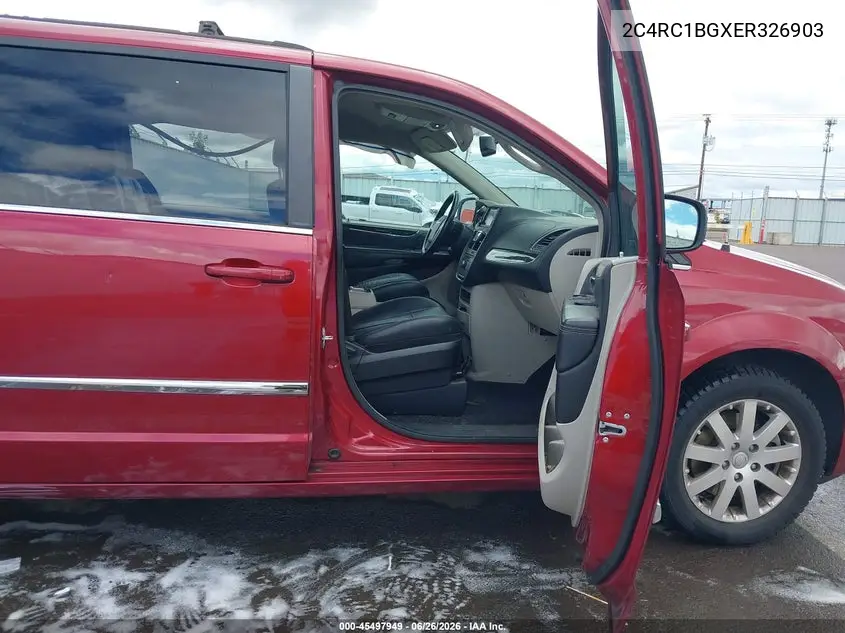 2014 Chrysler Town & Country Touring VIN: 2C4RC1BGXER326903 Lot: 45497949