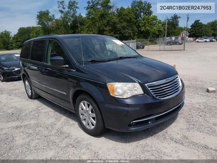 2014 Chrysler Town & Country Touring VIN: 2C4RC1BG2ER247953 Lot: 45523234