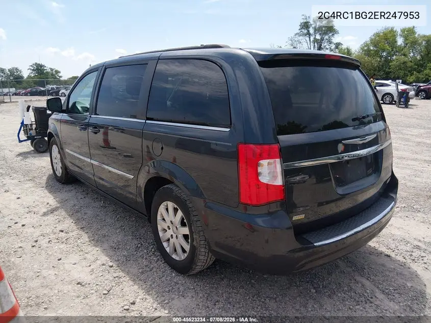 2014 Chrysler Town & Country Touring VIN: 2C4RC1BG2ER247953 Lot: 45523234