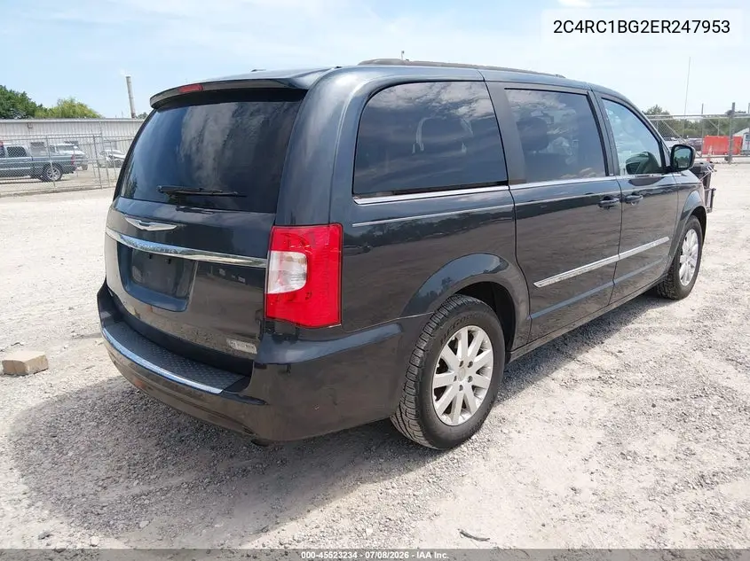 2014 Chrysler Town & Country Touring VIN: 2C4RC1BG2ER247953 Lot: 45523234