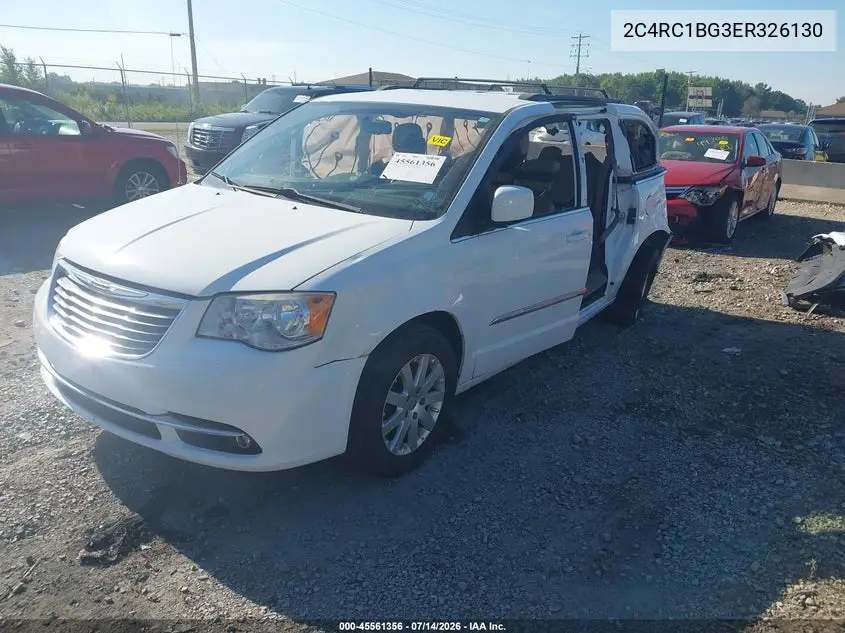 2014 Chrysler Town & Country Touring VIN: 2C4RC1BG3ER326130 Lot: 45561356