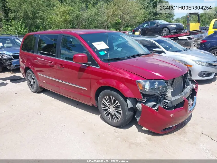 2014 Chrysler Town & Country S VIN: 2C4RC1HG0ER304254 Lot: 45564532