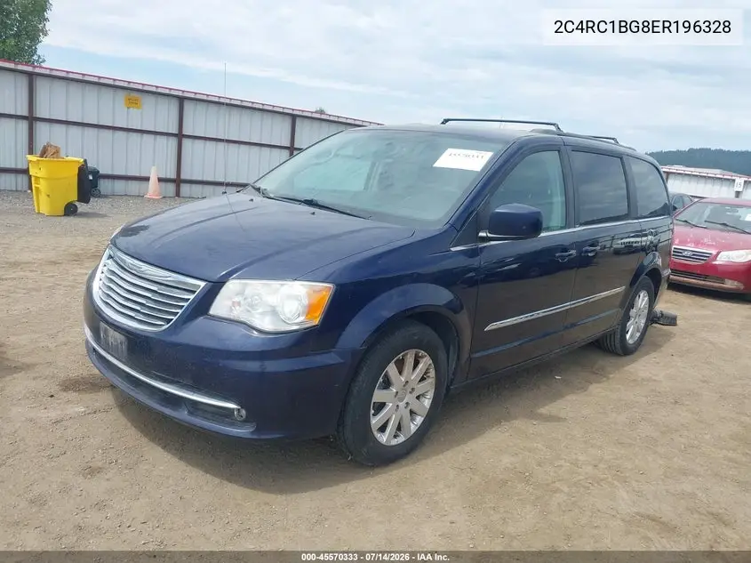 2014 Chrysler Town & Country Touring VIN: 2C4RC1BG8ER196328 Lot: 45570333