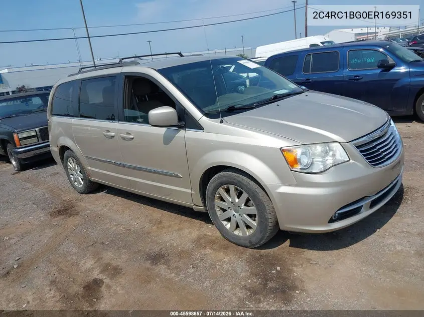 2014 Chrysler Town & Country Touring VIN: 2C4RC1BG0ER169351 Lot: 45598657
