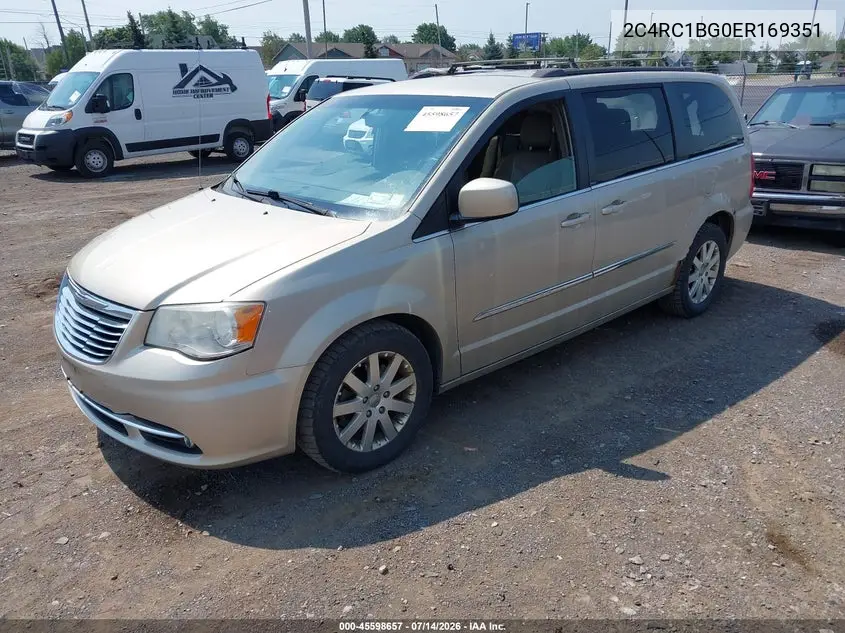 2014 Chrysler Town & Country Touring VIN: 2C4RC1BG0ER169351 Lot: 45598657