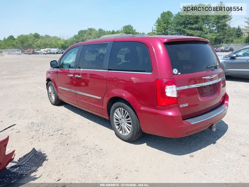 2014 Chrysler Town & Country Touring-L VIN: 2C4RC1CG8ER108554 Lot: 45598878