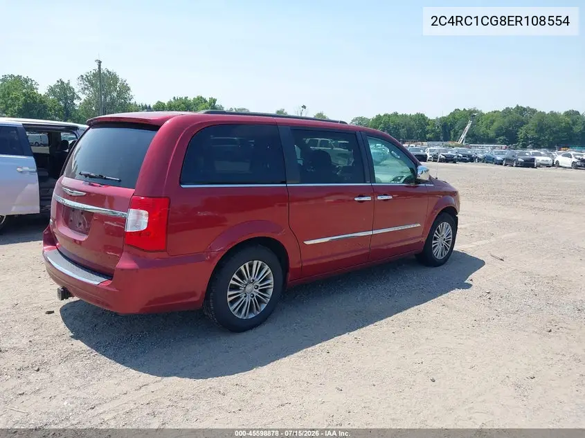 2014 Chrysler Town & Country Touring-L VIN: 2C4RC1CG8ER108554 Lot: 45598878