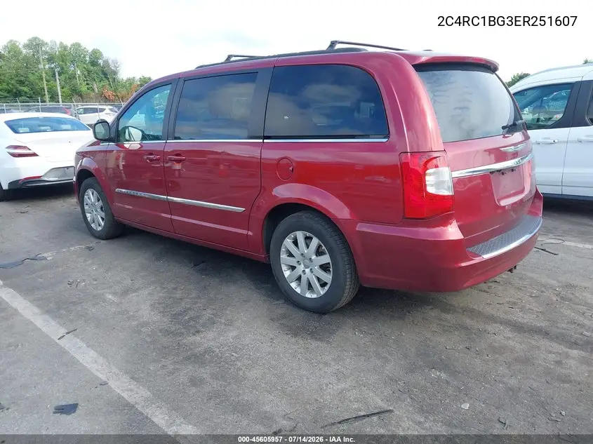 2014 Chrysler Town & Country Touring VIN: 2C4RC1BG3ER251607 Lot: 45605957