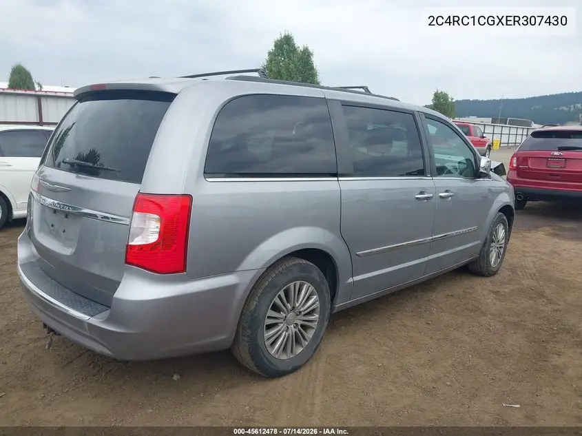2014 Chrysler Town & Country Touring-L VIN: 2C4RC1CGXER307430 Lot: 45612478