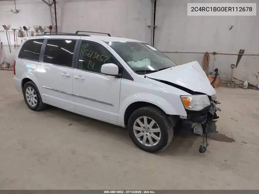 2014 Chrysler Town & Country Touring VIN: 2C4RC1BG0ER112678 Lot: 45613852