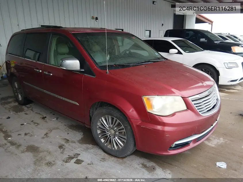 2014 Chrysler Town & Country Touring-L VIN: 2C4RC1CG6ER116281 Lot: 45623682