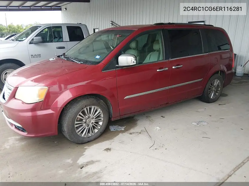 2014 Chrysler Town & Country Touring-L VIN: 2C4RC1CG6ER116281 Lot: 45623682