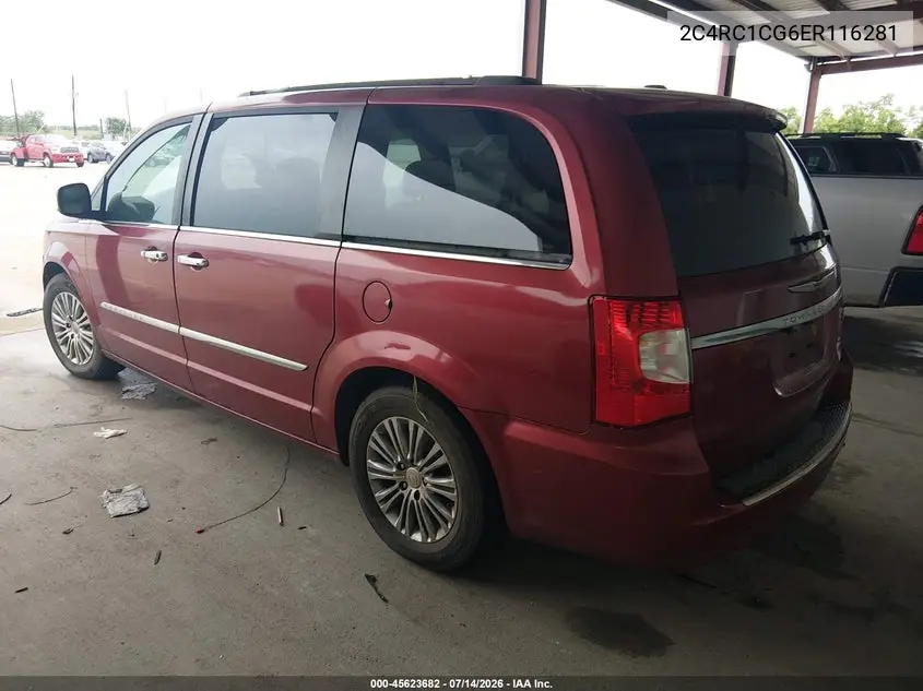 2014 Chrysler Town & Country Touring-L VIN: 2C4RC1CG6ER116281 Lot: 45623682
