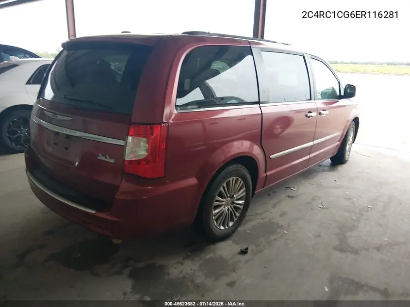 2014 Chrysler Town & Country Touring-L VIN: 2C4RC1CG6ER116281 Lot: 45623682