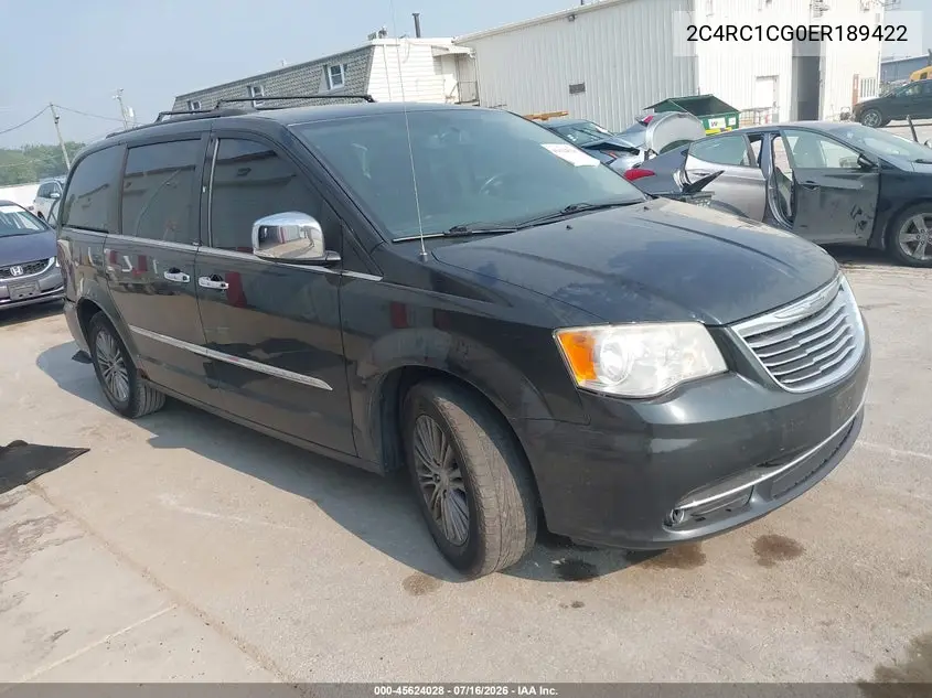 2014 Chrysler Town & Country Touring-L VIN: 2C4RC1CG0ER189422 Lot: 45624028