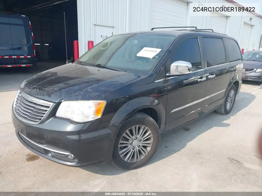 2014 Chrysler Town & Country Touring-L VIN: 2C4RC1CG0ER189422 Lot: 45624028