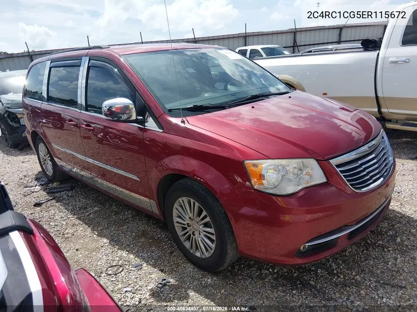 2014 Chrysler Town & Country Touring-L VIN: 2C4RC1CG5ER115672 Lot: 45634407