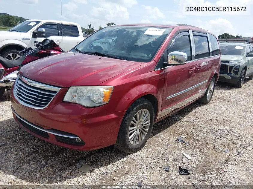 2014 Chrysler Town & Country Touring-L VIN: 2C4RC1CG5ER115672 Lot: 45634407