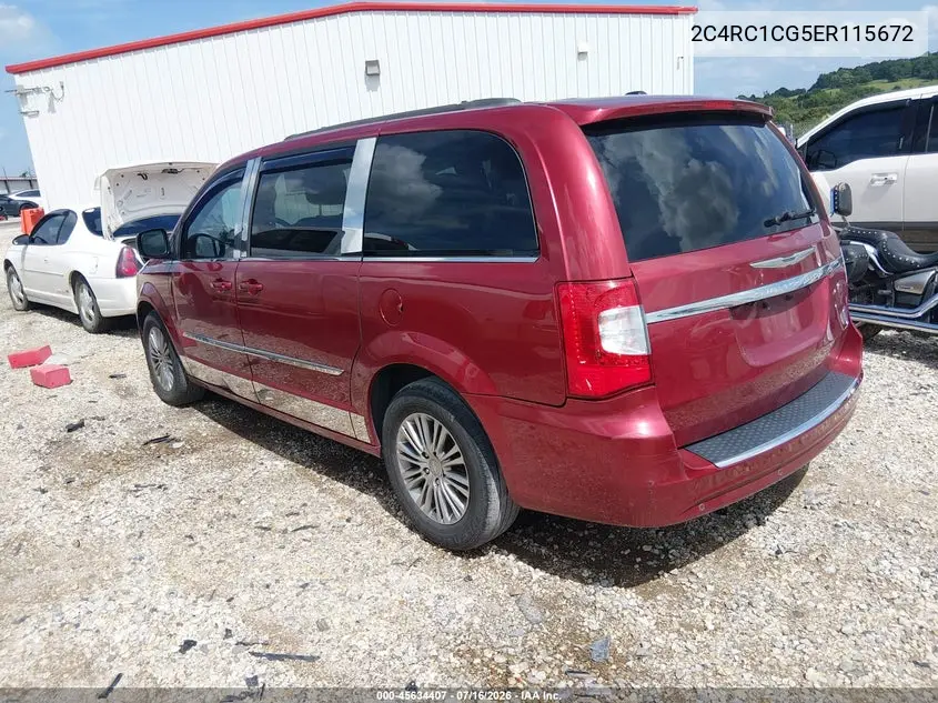 2014 Chrysler Town & Country Touring-L VIN: 2C4RC1CG5ER115672 Lot: 45634407