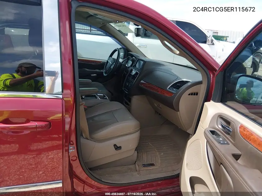 2014 Chrysler Town & Country Touring-L VIN: 2C4RC1CG5ER115672 Lot: 45634407