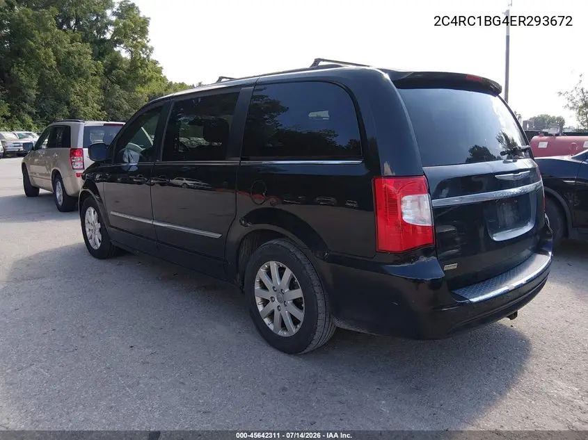 2014 Chrysler Town & Country Touring VIN: 2C4RC1BG4ER293672 Lot: 45642311