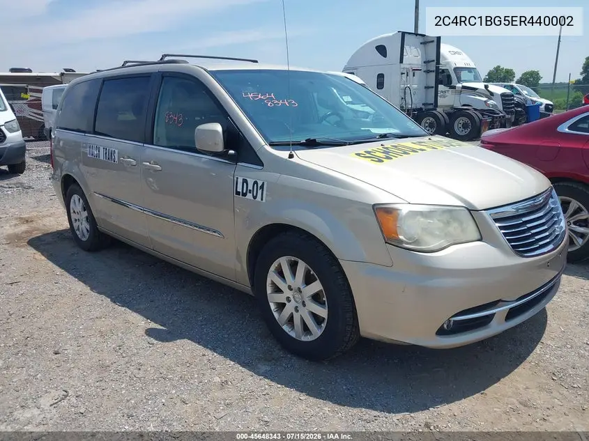 2014 Chrysler Town & Country Touring VIN: 2C4RC1BG5ER440002 Lot: 45648343