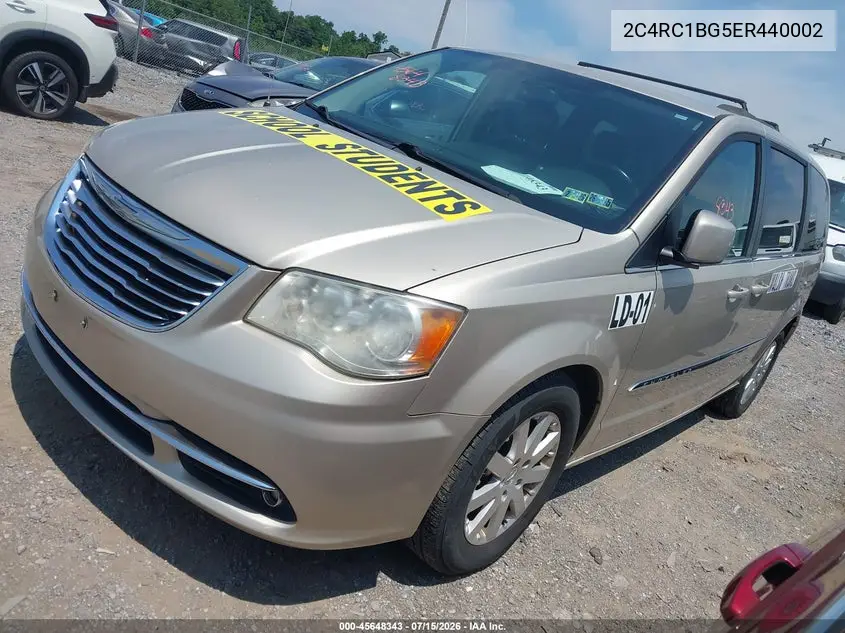 2014 Chrysler Town & Country Touring VIN: 2C4RC1BG5ER440002 Lot: 45648343