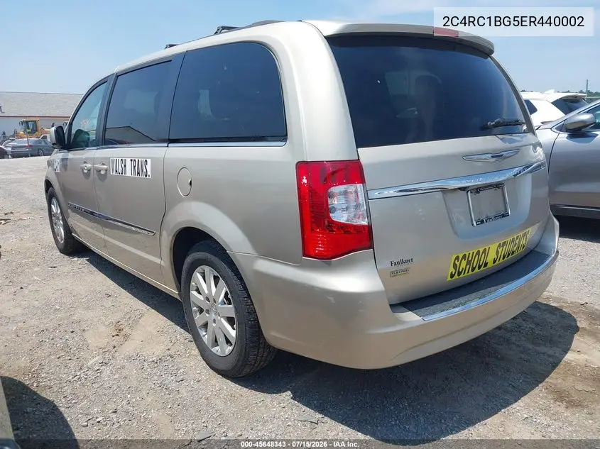 2014 Chrysler Town & Country Touring VIN: 2C4RC1BG5ER440002 Lot: 45648343