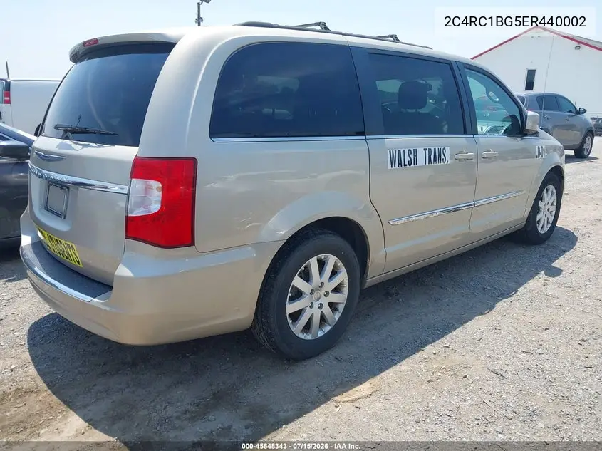 2014 Chrysler Town & Country Touring VIN: 2C4RC1BG5ER440002 Lot: 45648343