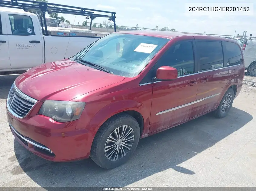 2014 Chrysler Town & Country S VIN: 2C4RC1HG4ER201452 Lot: 45668459