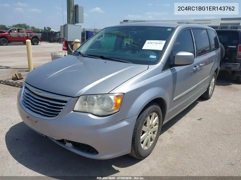 2014 Chrysler Town & Country Touring VIN: 2C4RC1BG1ER143762 Lot: 45673649