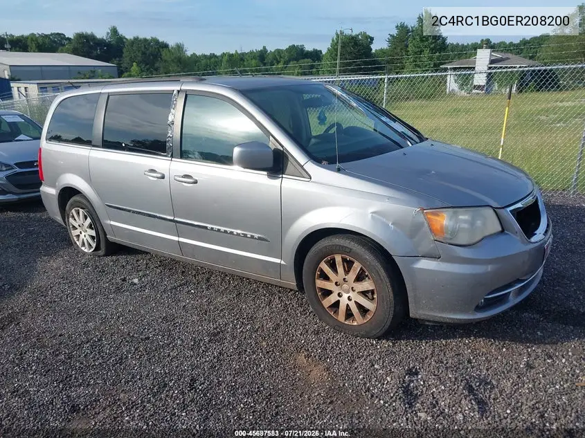 2014 Chrysler Town & Country Touring VIN: 2C4RC1BG0ER208200 Lot: 45687583