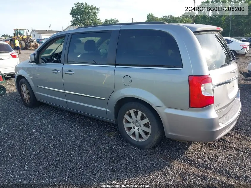 2014 Chrysler Town & Country Touring VIN: 2C4RC1BG0ER208200 Lot: 45687583
