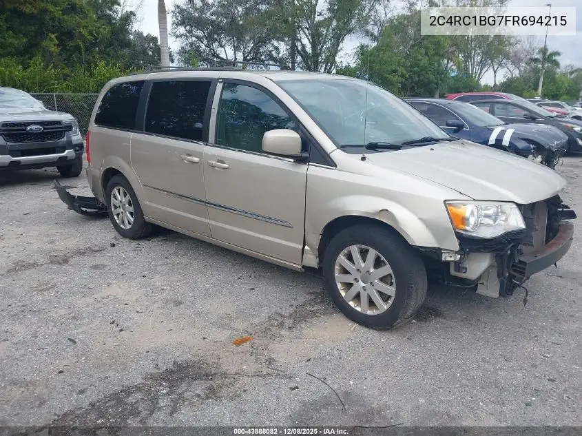 2C4RC1BG7FR694215 2015 Chrysler Town & Country Touring