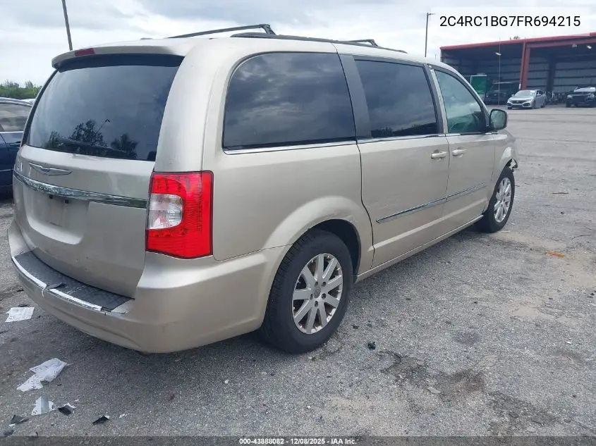 2C4RC1BG7FR694215 2015 Chrysler Town & Country Touring