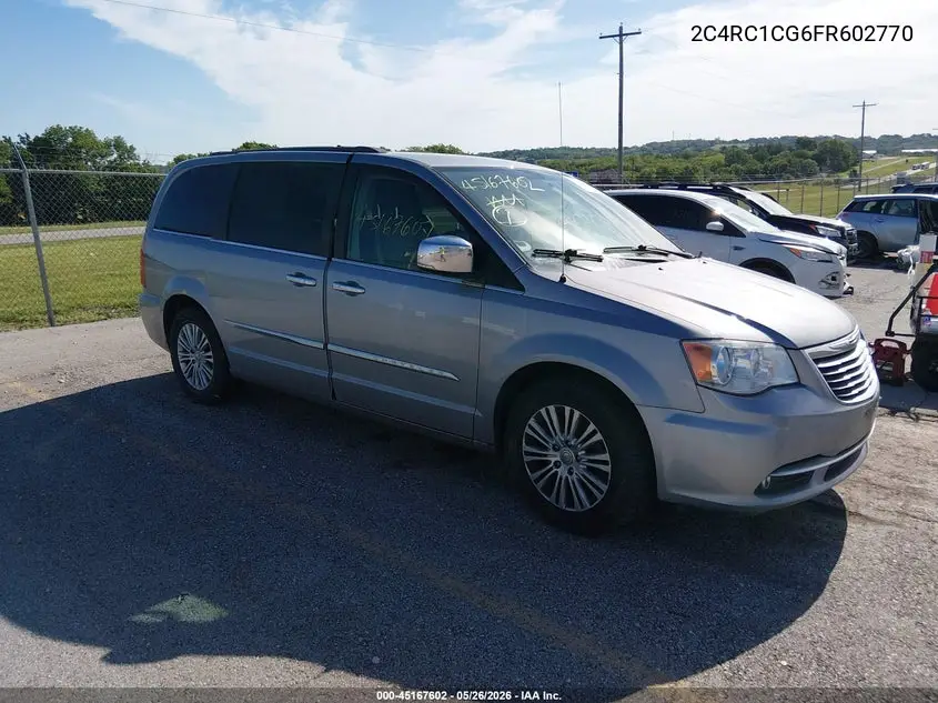2015 Chrysler Town & Country Touring-L VIN: 2C4RC1CG6FR602770 Lot: 45167602