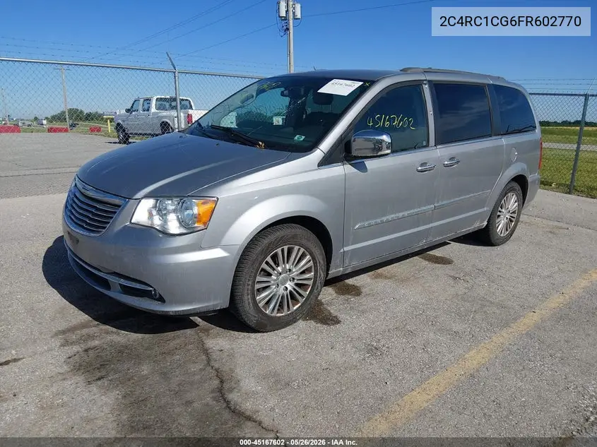 2015 Chrysler Town & Country Touring-L VIN: 2C4RC1CG6FR602770 Lot: 45167602