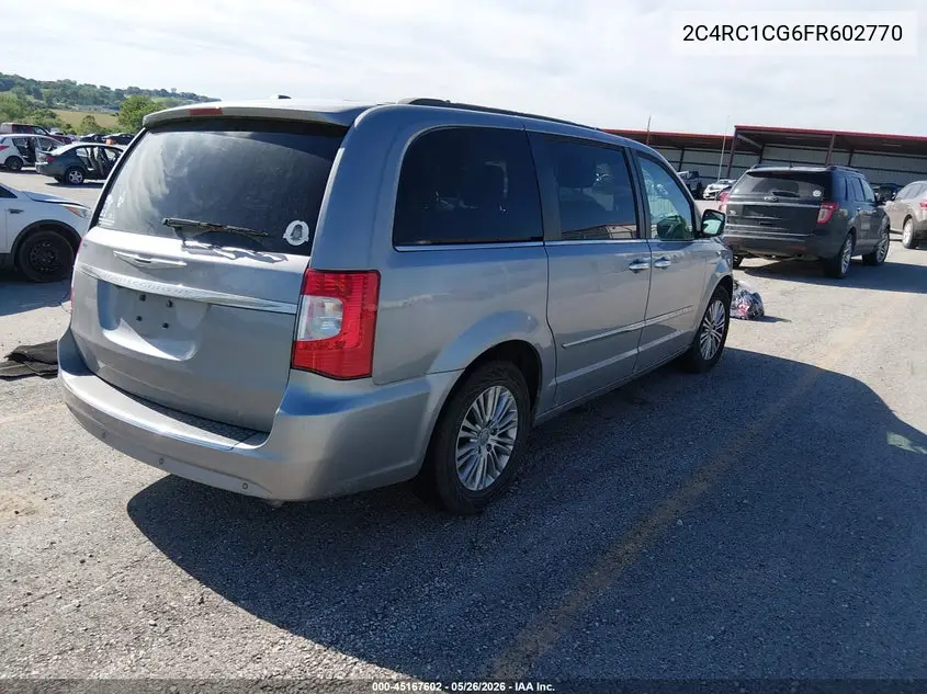 2015 Chrysler Town & Country Touring-L VIN: 2C4RC1CG6FR602770 Lot: 45167602