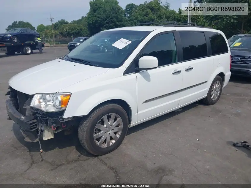 2015 Chrysler Town & Country Touring VIN: 2C4RC1BG0FR698820 Lot: 45465338