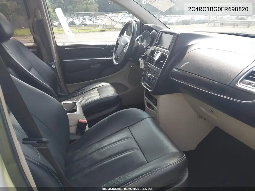 2015 Chrysler Town & Country Touring VIN: 2C4RC1BG0FR698820 Lot: 45465338