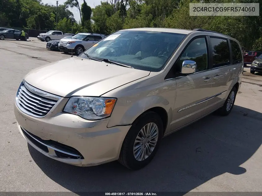 2015 Chrysler Town & Country Touring-L VIN: 2C4RC1CG9FR574060 Lot: 45513517