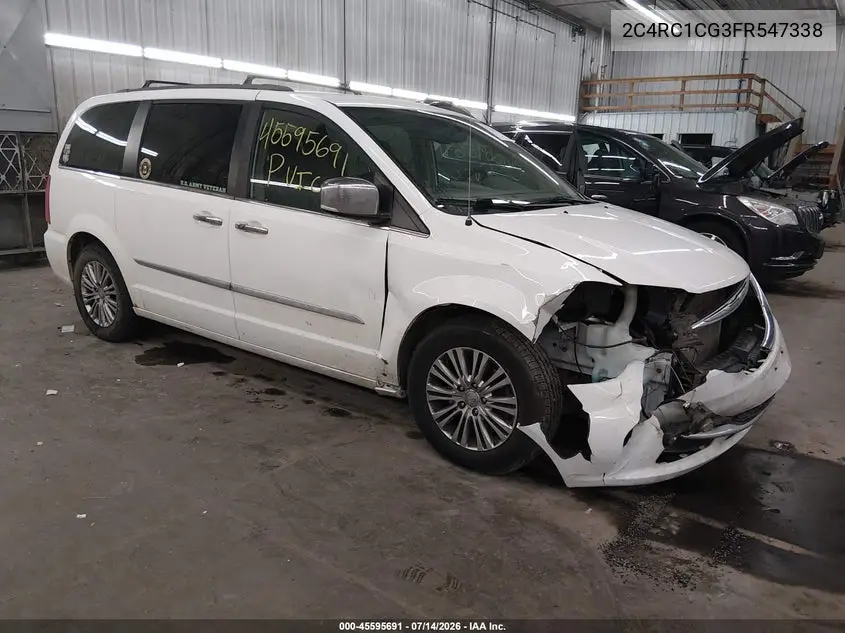 2015 Chrysler Town & Country Touring-L VIN: 2C4RC1CG3FR547338 Lot: 45595691