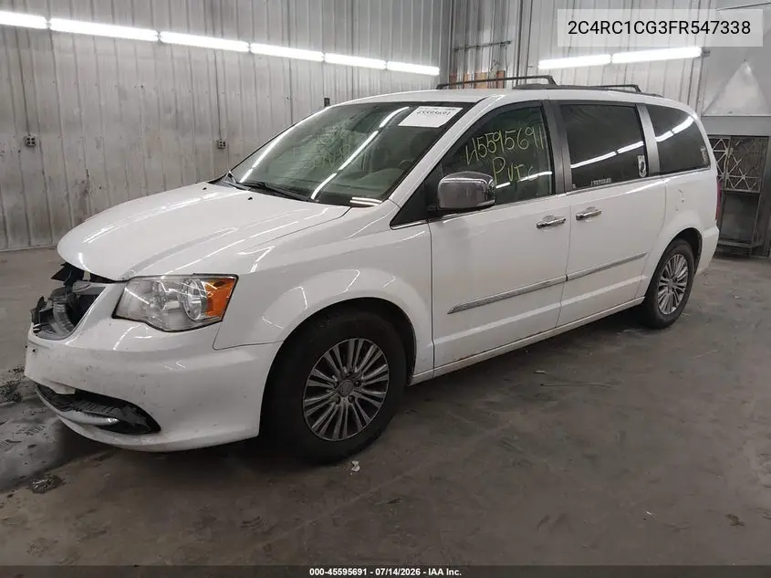 2015 Chrysler Town & Country Touring-L VIN: 2C4RC1CG3FR547338 Lot: 45595691