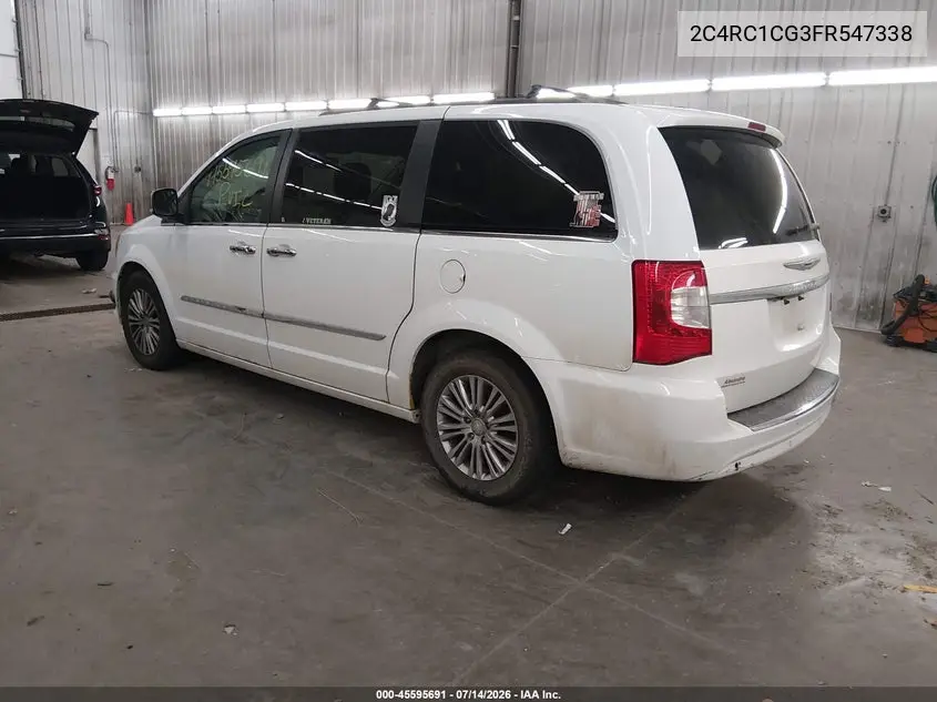 2015 Chrysler Town & Country Touring-L VIN: 2C4RC1CG3FR547338 Lot: 45595691